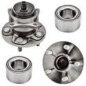 Detroit Axle - 4pc Front Rear Wheel Bearing Hubs Kit for 2009-2019 Corolla