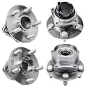 Detroit Axle - 4pc Wheel Bearing Hubs Assembly for 2004-2009 Toyota Prius