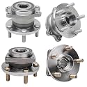 Detroit Axle - 4pc Front Rear Wheel Bearing Hub Assembly for Subaru Outback