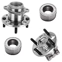 Detroit Axle - 4pc Front Rear Wheel Bearing Hubs for 12-17 Hyundai Accent