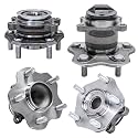 Detroit Axle - 4pc Wheel Bearing Hubs Assembly for 2013-2019 Nissan Sentra