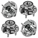 Detroit Axle - 4pc Front Rear Wheel Bearing Hubs for 2013-2015 Chevy Malibu