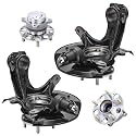 Detroit Axle - 4pc Steering Knuckles Kit for 2013 2014 2015 Honda Accord