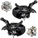 Detroit Axle - 4pc Steering Knuckles Kit for 2006-2011 Honda Civic