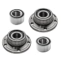Detroit Axle - 4pc Wheel Bearing &amp; Hubs Kit for VW Beetle Golf Jetta