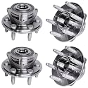 Detroit Axle - 4pc Wheel Bearing Hub for 10-16 Cadillac SRX 11 Saab 9-4X