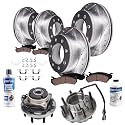 Detroit Axle - 4WD 12pc Brake Kit for 2003 2004 Ford F-250 F-350 Super Duty