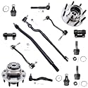 Detroit Axle - 4WD 14pc Wheel Bearing Hubs Kit for 2000-2001 Ford F-250
