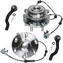 Detroit Axle - 4WD Front 4pc Wheel Bearing Hubs for 05-19 Nissan Frontier