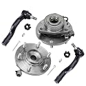 Detroit Axle - 4WD Front 4pc Wheel Bearing Hubs Kit for 08-12 Nissan Titan