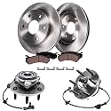 Detroit Axle - 4WD Front Brake Kit for Chevrolet GMC Express Savana 2500