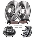 Detroit Axle - 4WD Front Brake Kit for 2000 2001 Dodge Ram [4-Wheel ABS]