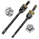 Detroit Axle - 4WD Front CV Axles Wheel Hub Bearings for Dodge Ram 1500