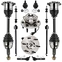 Detroit Axle - 4WD Front CV Axles Kit for 2007-2013 Chevy Silverado 1500