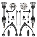 Detroit Axle - 4WD Front 16pc Suspension Kit for 07-13 Chevy Silverado 1500