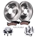 Detroit Axle - 4WD Front Wheel Bearing Hubs Brake Kit for 2003-2004