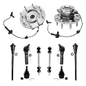 Detroit Axle - 4WD Front End Kit for 2011-2019 Chevrolet Silverado 2500 HD