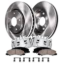 Detroit Axle - 6pc Front Brake Kit for 06-13 Chevrolet Impala Monte Carlo