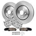 Detroit Axle - 6pc Front Brake Kit for Toyota Highlander Lexus RX350 NX300