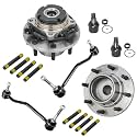 Detroit Axle - 6pc Front Wheel Hubs Kit for 2000-2004 Ford F-250 Super Duty