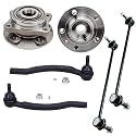 Detroit Axle - 6pc Front Wheel Bearing Hubs Kit for 2003-2007 Volvo XC90
