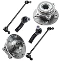 Detroit Axle - 6pc Front Wheel Bearing Hubs Kit for VW Jetta Passat Golf