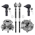 Detroit Axle - 6pc Front Wheel Bearing Hubs Kit for 2011-2017 Honda Odyssey