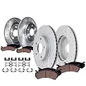 Detroit Axle - 8pc Brake Kit for 2013 2014 2015 2016 2017 2018 Acura RDX