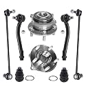 Detroit Axle - 8pc Front Suspension Kit for Hyundai 2007-2012 Santa Fe