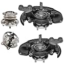 Detroit Axle - AWD 3.5L w/ABS on Axle Knuckles for 08-13 Toyota Highlander