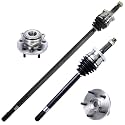 Detroit Axle - AWD Front 4pc CV Axles Kit for 99-04 Jeep Grand Cherokee