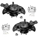 Detroit Axle - AWD Front Steering Knuckles &amp; Wheel Hub Bearings Disc Brake