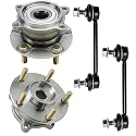 Detroit Axle - AWD Rear Wheel Bearing Hub Kit for Mitsubishi Endeavor