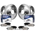 Detroit Axle - Brake Kit for 2005-2012 Nissan Pathfinder Disc Brake Rotors