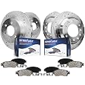 Detroit Axle - Brake Kit for Hyundai 2007 Entourage, 2006 Kia Sedona
