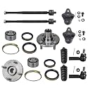 Detroit Axle - Front 10pc Wheel Bearing Hubs Kit for 1998-2002 Chevy Prizm