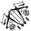 Detroit Axle - Front 12pc Wheel Bearing Hubs Kit for 99-03 Ford Windstar