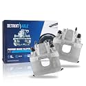 Detroit Axle - Front 2pc Brake Calipers for Chrysler Town &amp; Country Voyager