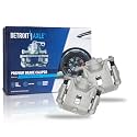 Detroit Axle - Front 2pc Brake Calipers for 18-22 Nissan Kicks, 20-22 Versa