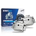 Detroit Axle - Front 2pc Brake Calipers for Ford Fusion Lincoln MKZ Zephyr
