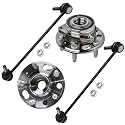 Detroit Axle - Front 4pc Wheel Bearing Hubs Kit for Buick LaCrosse Regal
