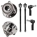 Detroit Axle - Front 6pc Wheel Bearing Hubs Kit for 14-18 Jeep Cherokee