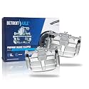 Detroit Axle - Front Brake Calipers w/Brackets Replacement for 08-13 Rogue
