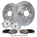 Detroit Axle - Front Brake Kit for 1996-2005 Honda Civic 2010-2014 Insight