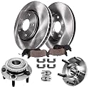 Detroit Axle - Front Brake Kit for 1999-2004 Ford Mustang Base GT