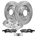 Detroit Axle - Front Brake Kit for 2001-2007 Chrysler Town &amp; Country