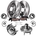 Detroit Axle - Front Brake Kit for 2001-2007 Ford Escape