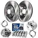 Detroit Axle - Front Brake Kit for 2012-2018 Ram 1500, Disc Brake Rotors