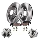 Detroit Axle - Front Brake Kit for 2013-2019 Ford Flex Flex Lincoln MKS MKT