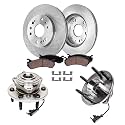 Detroit Axle - Front Brake Kit for 4WD Cadillac Escalade ESV EXT